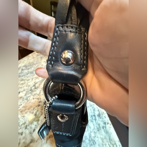 Coach Shoulder Signature Handbag/Purse with Dust bag! EUC. . - Picture 15 of 16